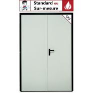 Cr3 - porte blindée professionnelle - porte metal - 2 vantaux