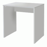 Extension PMR de comptoir d'accueil - L73xP50xH72cm - Ep. 19mm - Réceptio - Gris