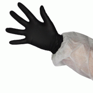 Gants nitrile non poudrés noir Taille L - par 100