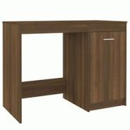 Helloshop26 - Bureau table poste de travail meuble d'ordinateur informatique étude chêne 100 x 50 x 76 cm bois d'ingénierie brun 02_0023599 - 30002 Helloshop26 - Bureau table poste de travail meuble d'ordinateur informatique étude chêne 100 x 50 x 76 cm bois d'ingénierie brun 02_0023599 - 30002