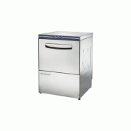 Lave-verre - 400x400mm (Panier laverie) - Adoucisseur intégré, Doseur de lavage intégré, Doseur de rinçage intégré, Pompe de vidange, Surpresseur de rinçage Comenda B34BA