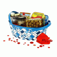 Panier ovale carton Sky 28x20 - Panier ovale carton Sky 28x20 -