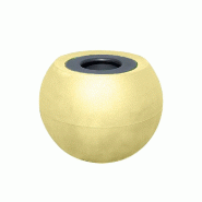PLAST'UP ROTOMOULAGE Pot de fleurs sphérique xxl speranza 325l - IVOIRE - beige 0637962081756