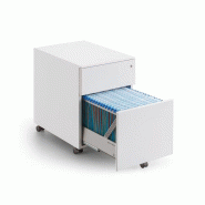 Caisson mobile métallique 2 tiroirs Columbia - 3 coloris - L42 P54 H54 cm - Fermeture à clé - Garantie 3 ans Caisson mobile métallique 2 tiroirs Columbia - 3 coloris - L42 P54 H54 cm - Fermeture à clé - Garantie 3 ans