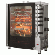 Rôtissoire churrasco à gaz avec 7 broches 690x380x880 mm - VIRTUS - 0615402253574