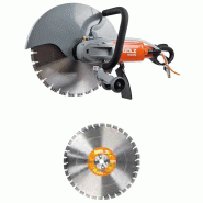 Scie électrique circulaire pour coupe à ras de mur HS400F coupe sous arrosage + 1 disque TS40GX Ø 400 mm - GOLZ - HS400F+TS40GX400 Scie électrique circulaire pour coupe à ras de mur HS400F coupe sous arrosage + 1 disque TS40GX Ø 400 mm - GOLZ - HS400F+TS40GX400