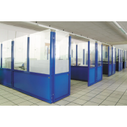 Séparateur modulaire pour espaces de travail - cm 100×170(h) ou cm 150×170(h) - Modèle Roma