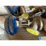 Soupape à siège pneumatique inox d'occasion dn150x100 - référence                        :                         c9277-1