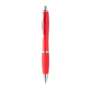 Stylo à bille en plastique - encre bleue - couleur rouge - 11g Stylo à bille en plastique - encre bleue - couleur rouge - 11g