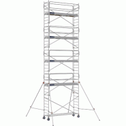 Échafaudage roulant aluminium DOCKER 85 version garde-corps EXMDS - Hauteur de travail : 10,90 m - DUARIB - 7130092 Échafaudage roulant aluminium DOCKER 85 version garde-corps EXMDS - Hauteur de travail : 10,90 m - DUARIB - 7130092