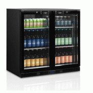 Arrière de Bar portes battantes - Dimensions extérieures L900 x P520 x H870 mm - Classe énergétique UE A - Plage de température +2 à +10 °C_0