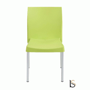 Chaise empilable LARAH - Vert anis_0