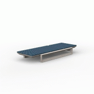 Chaise longue design FRAME - écru granit