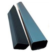 Descente d'eau pluviale rectangulaire - 60x80 lisse ou nervuré, 110x70