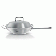 Fissler - Original-Profi Collection - Wok avec couvercle en acier 30 cm - Acier inoxydable 18/10 084 888 30 000 0