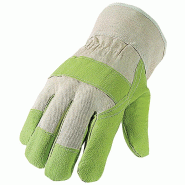 Gant en similicuir taille 10,5 vert/naturel 100 % vinyle catégorie EPI I ASATEX Gant en similicuir taille 10,5 vert/naturel 100 % vinyle catégorie EPI I ASATEX