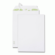GPV Boîte de 250 pochettes Green blanches 229x324/C4, 100 g/m², adhésives avec bande - 3250650038305