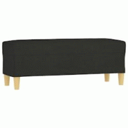 Helloshop26 - Banc banquette 100 x 35 x 41 cm tissu noir 02_0010454 - 3000575682721 Helloshop26 - Banc banquette 100 x 35 x 41 cm tissu noir 02_0010454 - 3000575682721