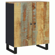Helloshop26 - Buffet bahut commode armoire meuble de rangement organisateur cuisine salle de séjour salon 60 x 33 x 75 cm bois 02_0029614 - Bois mass