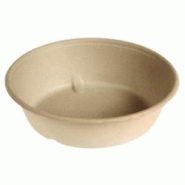 Naturesse Bol canne à sucre ø 19,5 x 6,5 cm - 1200 ml (520 unités) - Bagasse 15550-PV Naturesse Bol canne à sucre ø 19,5 x 6,5 cm - 1200 ml (520 unités) - Bagasse 15550-PV