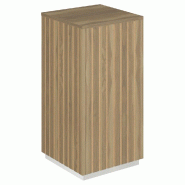 Podium 1 porte push-pull Vertigo T03 MDF naturel et olivier 45x45x90cm