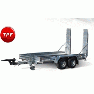 Remorque porte engin gamme tpf