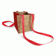 Sac cartonné Majestic True Love 13x13x13cm - par 10