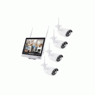 Semac 2x Caméras Pro Vidéo Surveillance Full Hd 1080p 12" + 2 Caméras Supplémentaires Kit Ipcam558 Infra-rouges Usage Non Intensif Semac - blanc 3 Semac 2x Caméras Pro Vidéo Surveillance Full Hd 1080p 12" + 2 Caméras Supplémentaires Kit Ipcam558 Infra-rouges Usage Non Intensif Semac - blanc 3
