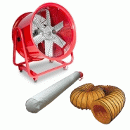 Ventilateur mobile MV600R3 avec tuyau et sac filtrant MW Tools MV600R3SET_0