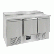 Vaiotec EASYLINE Table de préparation Mini 700 / 3 compartiments pour 7x GN 1/3 - gris inox 10583