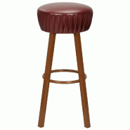 VidaXL Chaises De Bar Lot De 2 Marron Similicuir - 246731