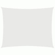 VidaXL Voile de parasol tissu oxford rectangulaire 2x3 m blanc Modèle Ombre Levant - blanc 135255