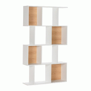 VS Venta-stock Etagère Nagato avec 8 trous couleur Blanc - blanc Bois manufacturé I25023