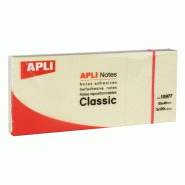 Apli Lot de 12 Bloc de 300 notes adhésives 40x50 jaune - 8410782109778