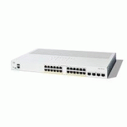 Cisco Catalyst 1300 - Commutateur géré L2/L3 - 24 ports Gigabit Ethernet (10/100/1000) RJ-45 avec PoE - Gris Cisco Catalyst 1300 - Commutateur géré L2/L3 - 24 ports Gigabit Ethernet (10/100/1000) RJ-45 avec PoE - Gris