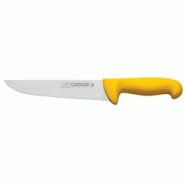 COMAS couteau boucher 200 jaune modèle carbon - jaune inox 8425734101212 COMAS couteau boucher 200 jaune modèle carbon - jaune inox 8425734101212