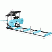 Hillvert - Scierie mobile - thermique - Taille standard des rails 4 x 0,9 m - 11000 W / 15 Ch - 4062859191724