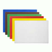 Lot de 6 planches à découper antibactériennes basse densité | Hygiplas - HC870