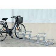 Support vélos à emplacement décalé, utilisable des 2 côtés