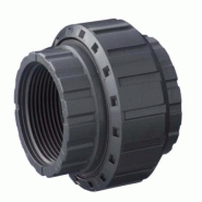 Union PVC 3 pièces taraudée PN 16 d 3/8" - Référence 01BFVB - Diamètre 3/8"