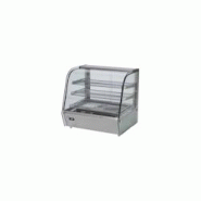 Vitrine chauffante 120 litres de présentation, inox - 3701188015516 Vitrine chauffante 120 litres de présentation, inox - 3701188015516