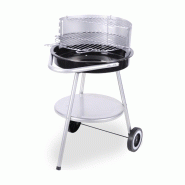 WellHome - Barbecue hibachi semi-rond en Acier Grille 425x3mm - argenté WH16338