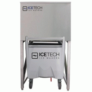 Bac de stockage de glaçons avec chariot 140 kg | Ice tech - ITBCS150