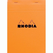 Bloc-notes A5 Rhodia - 80 feuillets détachables - 14.8x21cm - quadrillé 5x5