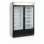 Congélateur vertical de vitrine L.1370mm 2 portes TEFCOLD