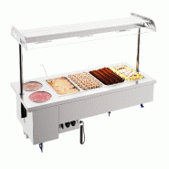 Drop in bain marie avec bols 4/1 - 7178.2080 COMBISTEEL - 7178.2080