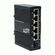 EXSYS EX-62030MPoE-SFP Mini Switch Gigabit SFP PoE+ industriel 5+1 ports, géré par le Web