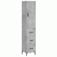 Helloshop26 - Buffet bahut commode armoire meuble de rangement organisateur cuisine salle de séjour salon haut 34,5 x 34 x 180 cm 02_0034367 - 300021 Helloshop26 - Buffet bahut commode armoire meuble de rangement organisateur cuisine salle de séjour salon haut 34,5 x 34 x 180 cm 02_0034367 - 300021