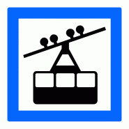 Panneau services gare de téléphérique CE20A - WP Signalisation - gamme Innov en résine thermoplastique, recyclable et éco-responsable Panneau services gare de téléphérique CE20A - WP Signalisation - gamme Innov en résine thermoplastique, recyclable et éco-responsable