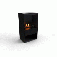 Planika - Cheminée au Bioéthanol Senso Stove BEV Sans Conduit, Télécommande, Acier, Poêle au bioéthanol - noir 5903802186819
